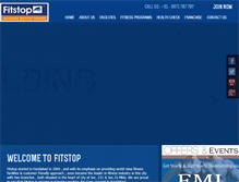 Tablet Screenshot of fitstop.in
